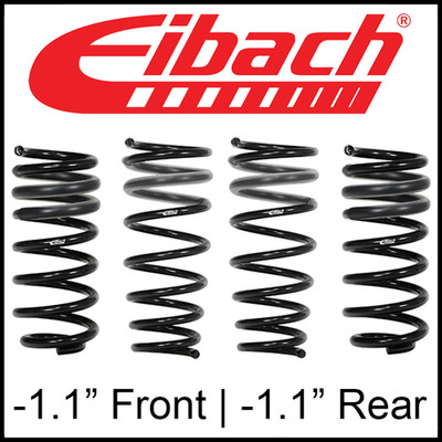Eibach PRO-KIT -1.1''F/-1.1''R Lowering Springs Set fit 00-06 Audi TT Quattro 1.8L