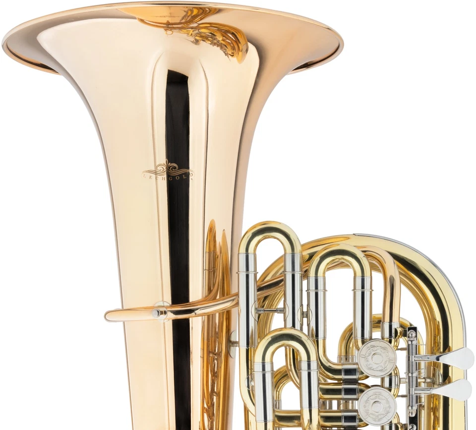 F Tuba Bass Gold Messing Blasinstrument Mundstück Brass Koffer Gigbag - Bild 4 von 4