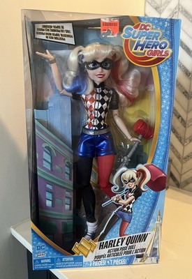 Jakks DC Super Hero Girls Harley Quinn 18'' Large Action Pose tall Doll   
