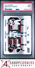 2021 PANINI SCORE 3D #3D5 CHARLES WOODSON-DEION SANDERS-CHAMP BAILEY POP 3 PSA 9