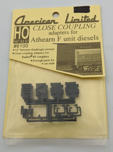Adaptadores de acoplamiento cerrado American Limited Models 6100 HO unidad Athearn F diésel | Zustand: Used