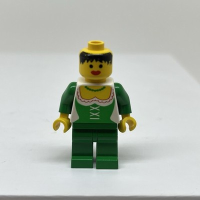 LEGO FORESTWOMAN MINIFIGURE VINTAGE CASTLE FIG FROM SET 6071 Incomplete Damaged