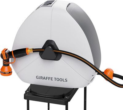 Retractable Heavy Duty Hose Reel, 1/2'' X 130FT Automatic Rewind Garden Hose Reel