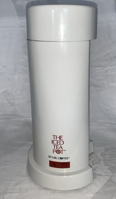 The Iced Tea Pot by Mr Coffee Model TM1 Ice Tea Maker No Pitcher White works