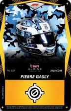 Formula 1 UNO Elite F1 #025 Pierre Gasly Helmet Yellow Card