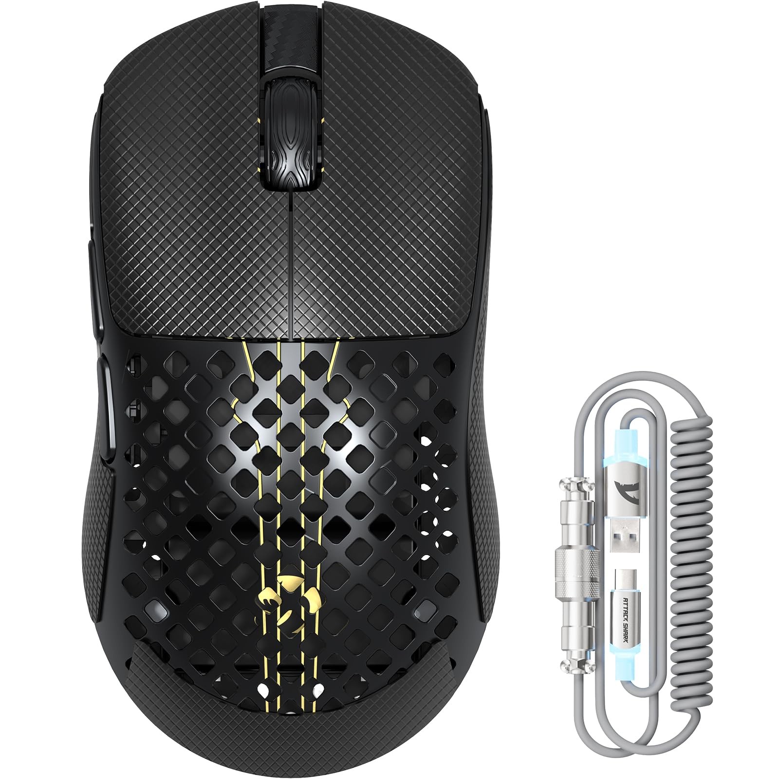 Souris gaming sans fil M2 40000 DPI : fluidité absolue du capteur PAW3395PRO