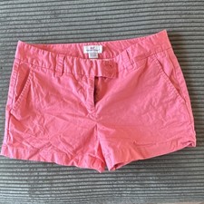 Vineyard Vines Women's Pink Chino Shorts 4 96 Cotton Twill Pockets Button Zip