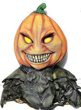 Ghoulish Productions Mega Lord Pumpkin Halloween Lg. Latex Mask - Oversized Mask