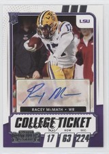 2021 Panini Contenders Draft Picks College Ticket Racey McMath #143 Auto 0j11