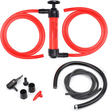 Multi-Use Siphon Fuel Transfer Pump Kit for Gas Oil and Liquids