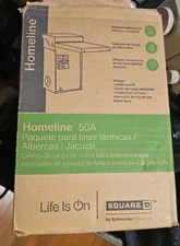 Square D Spa Panel 120/240V 50-Amp 2-Space 4-Circuit Main Lug Surface Mount