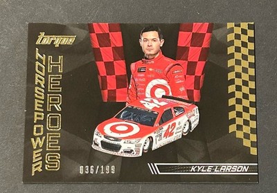 2017 Panini Torque Racing Kyle Larson Horsepower Heroes Gold /199
