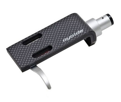Oyaide HS-CF Carbon Fiber Universal Headshell 5N Silver Lead Japan