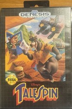 Disney's Talespin Sega Genesis Complete W/ Manual Hangtab CIB Tested