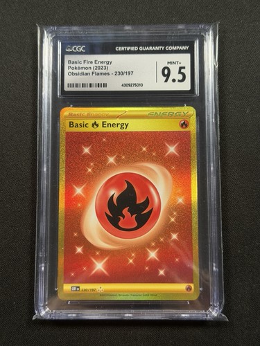 Basic Fire Energy graded CGC 9.5 for sale on eBay