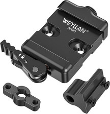 AR40 Arca-Swiss Clamp Kit with Lever Release for Atlas  Harris Bipods, 6061-T6