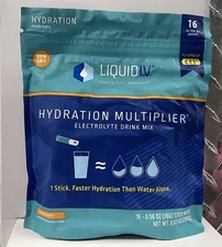 Liquid IV Hydration Multiplier Electrolyte 16 Pack Seaberry