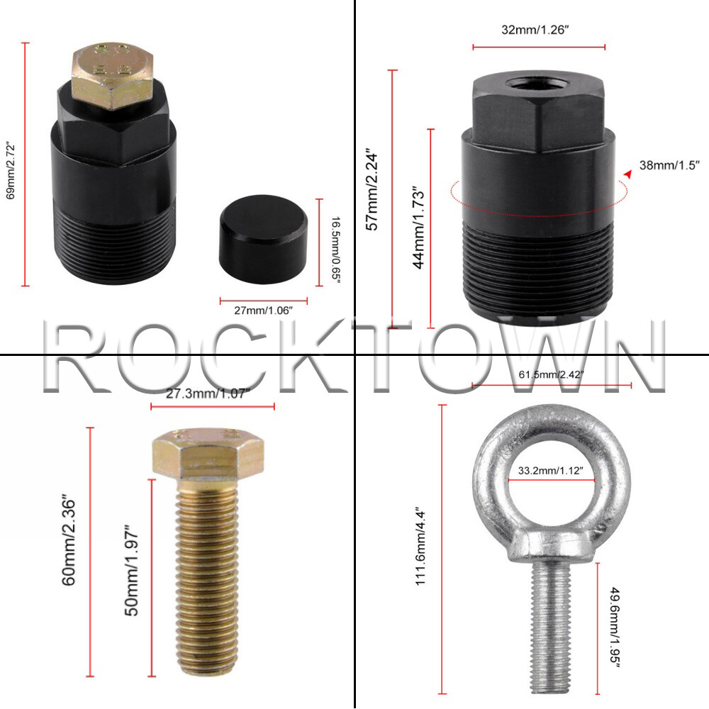 91849154T1 Flywheel Puller Lift Ring 91904551 Lifting Eye w/1/2"16