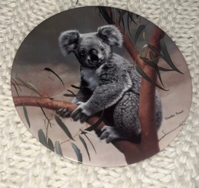 Bradex - The Koala by Charles Frace. Nature's Lovables. Wildlife Society Plate 