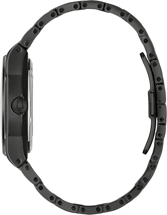 RELOJ AUTOMÁTICO PARA HOMBRES BULOVA 98A291 MIENNIA ESFERA DORADA CERÁMICA NEGRA Foto 2 de 4