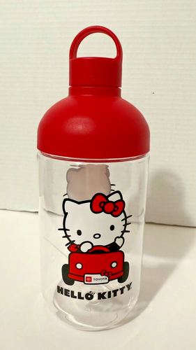 Rare Sanrio Hello Kitty x Toyota 34oz h2go Capsule Water Bottle BPA Free NEW