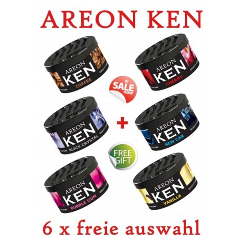 SONDERAKTION 6 Stück Lufterfrischer Areon KEN Duftdose Duftbaum FREIE AUSWAHL - Bild 2 von 2