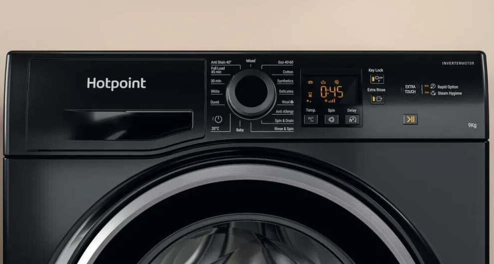 Hotpoint NSWM945CBS Super Silent Washing Machine 9kg, 1400, New B