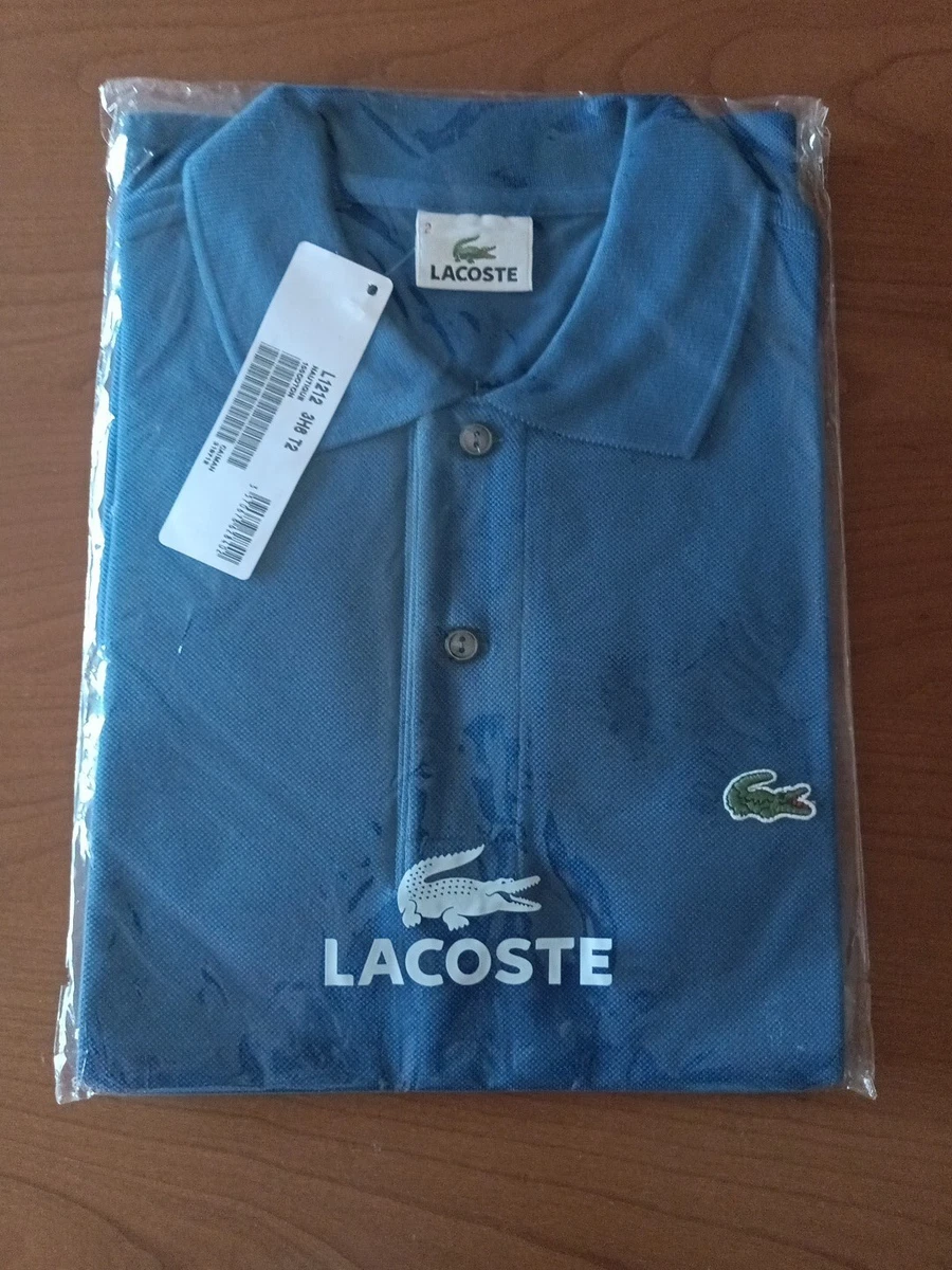 Polo top lacoste azzurra