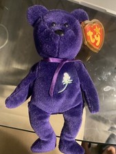 Ty Beanie Babies Princess Dianna Bear 1st Edition