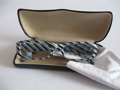 Infocus R6054 Lesebrille / Lesehilfe blau/schwarz mit Etui verschiedene Diop.