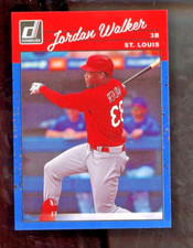 2023 Donruss Retro 1990 Reverse Variation Blue Holo JORDAN WALKER #241 Rookie