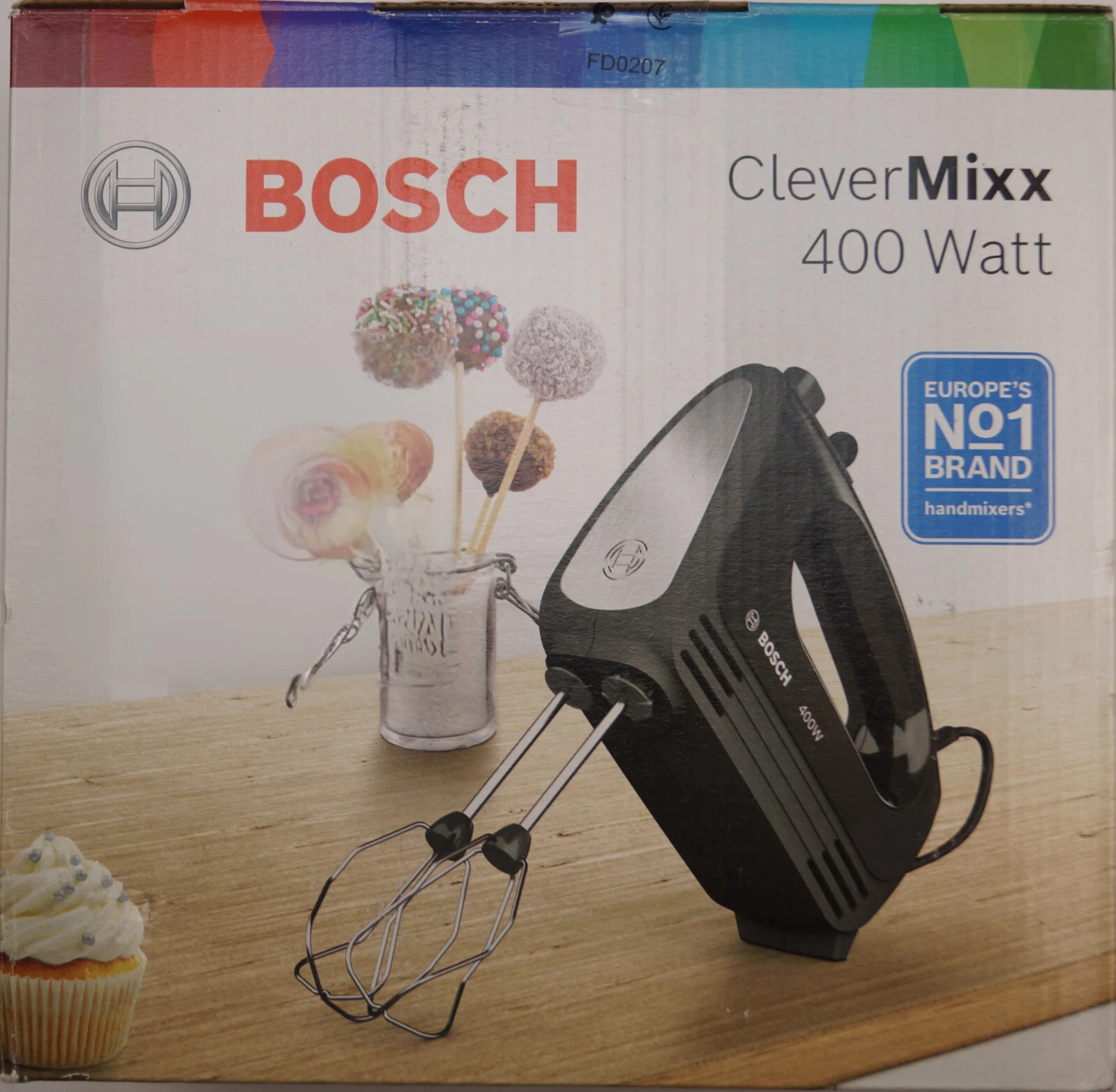 Bosch CleverMixx hand mixer hand mixer hand mixer 400W black/silver
Opens in a new window or tab