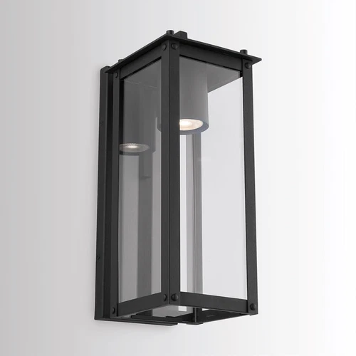 Capital Lighting 934611-GL Black Hunt Single Light 15"H Outdoor Wall Sconce - Picture 4 of 4