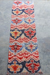 2-6-X-10-Handmade-Cotton-Runner-Boho-Red-Yellow-Blue-Printed-Design-Rug-Carpet