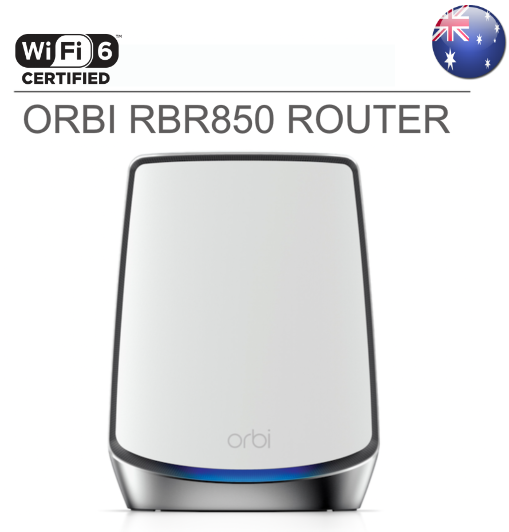 Orbi RBR850 Whole Home AX6000 Tri-Band Mesh WiFi 6 System **Router