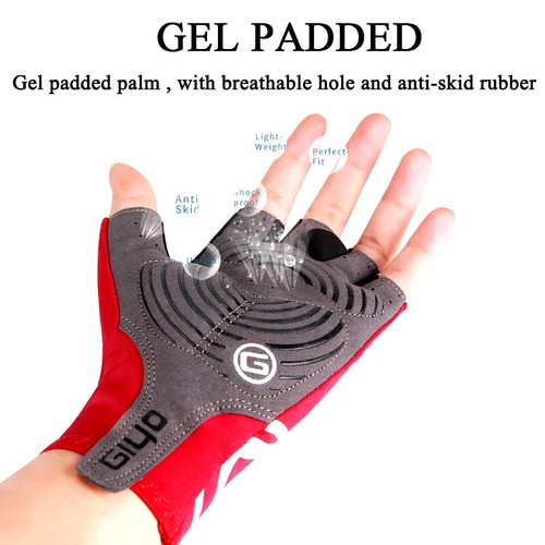 Touch Screen Full Half Finger Gel Breathable Sports Bicycle Gloves Bike Gloves - Picture 18 of 34