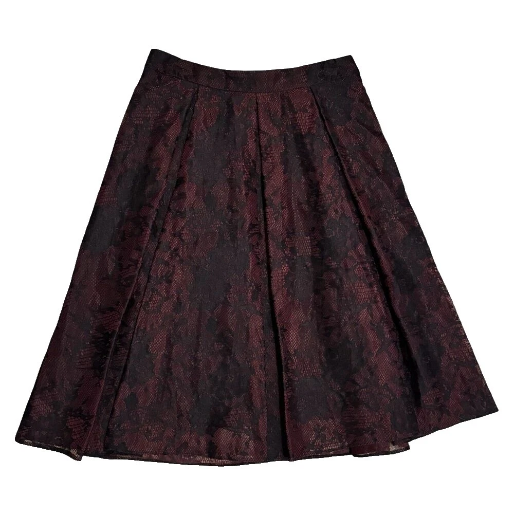 Aqua Floral A-line Faldas para mujer