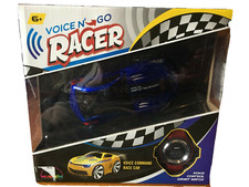 Voice N' Go Racer Voice-Controlled Blue Car by Mukikim Ages 6 