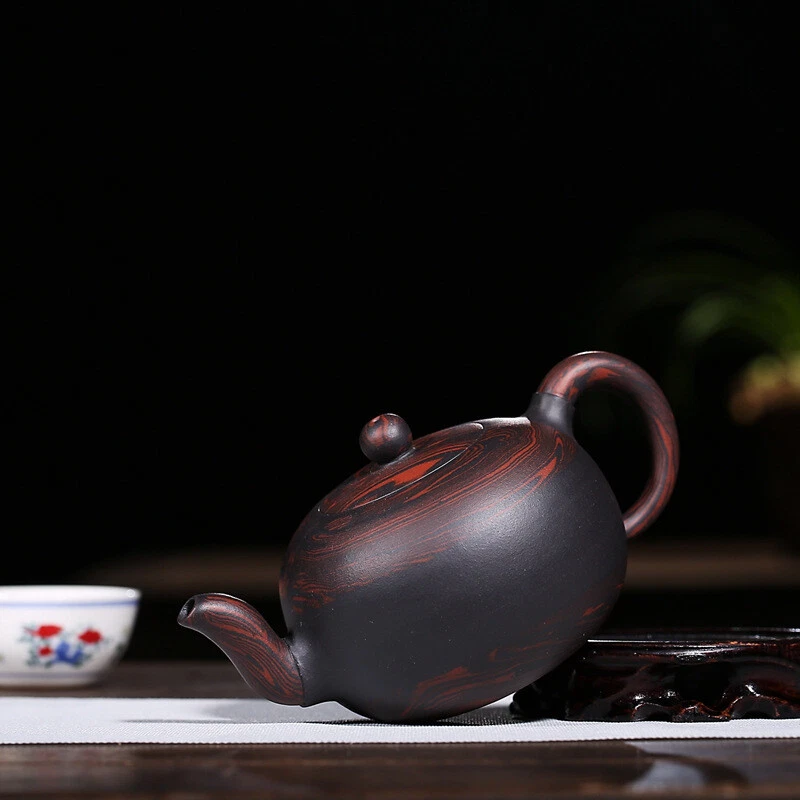 Handmade Tea Pot Marked Purple Clay Yixing Zisha Master Pot Chinese Kungfu Pots - Image 3 of 4