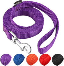 6 FT Puppy/Dog Leashes, Strong Traditional Style Leash with Easy to Use Collar H