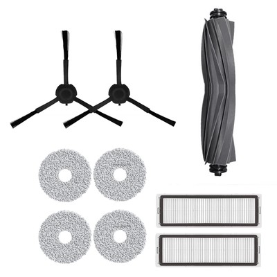 Sweeping and Mopping Robot Rubber/Side Brush Cover Filter Mop Dustbag for Dreame