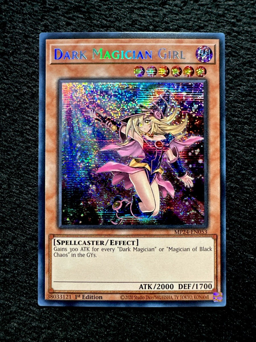 YUGIOH • DARK MAGICIAN GIRL • PRISMATIC SECRET RARE • MP24 YUGIOH • DARK MAGICIAN GIRL • PRISMATIC SECRET RARE • MP24