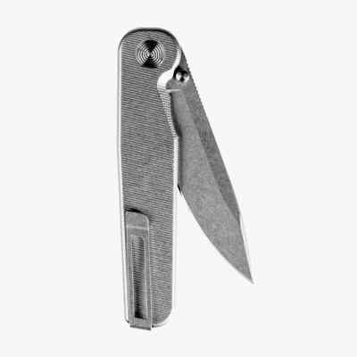 Tactile Turn Knife Co. Rockwall Thumbstud Drop Point Titanium Linerlock Magnacut