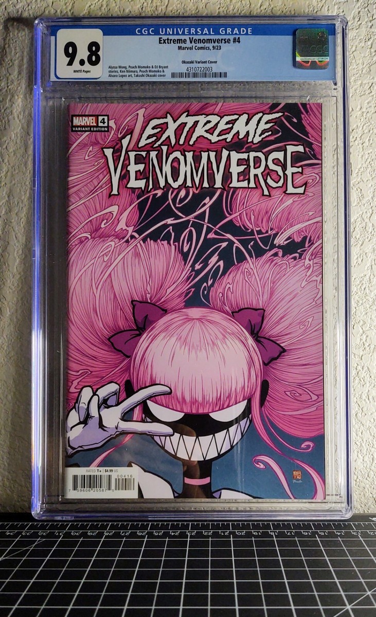 Extreme Venomverse #4 1:25 CGC 9.8 Okazaki Variant 1st