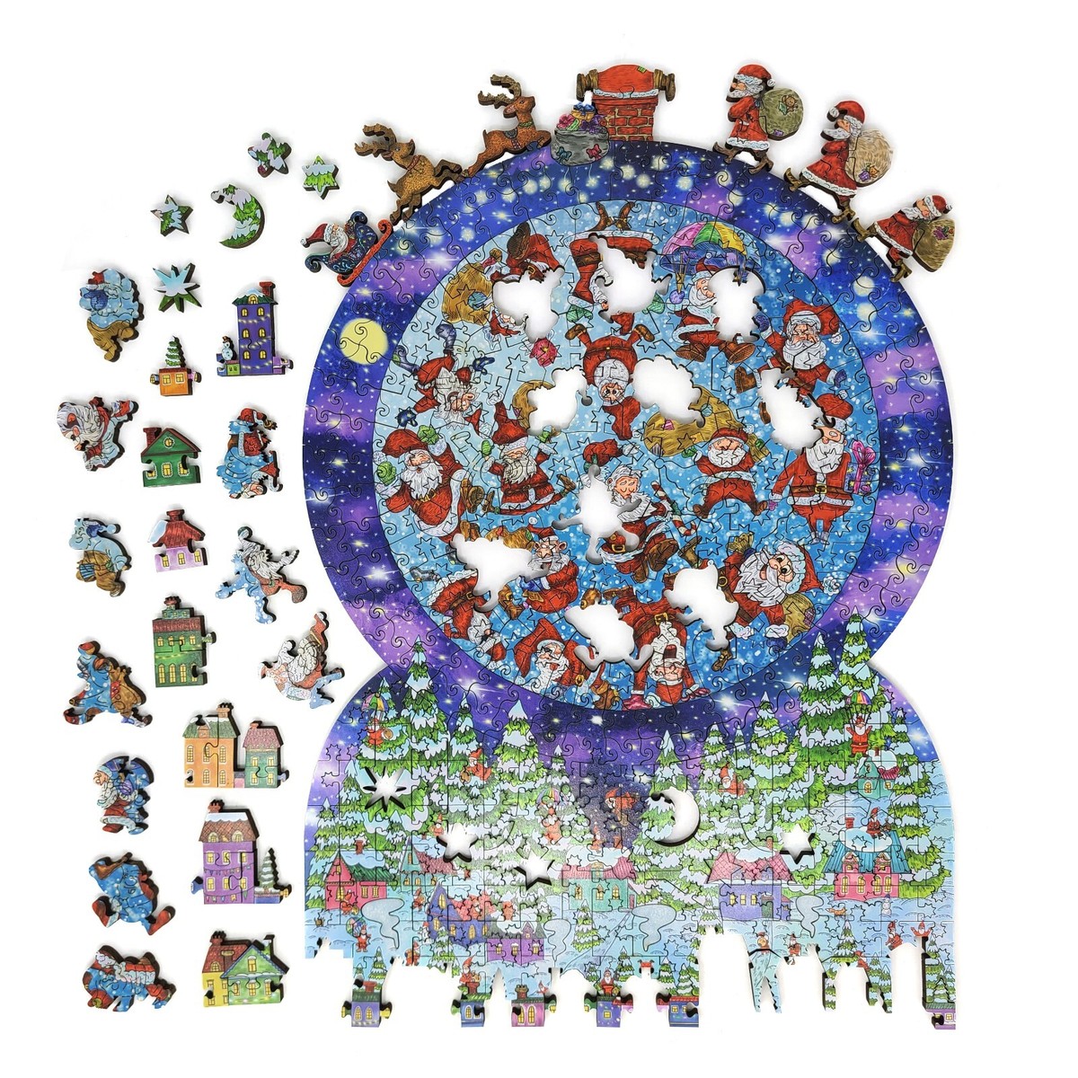 300-Piece Wooden Jigsaw Puzzle For Adults & Kids – 'The Voice In My Head' Fun Quote Puzzle, 11" X 15.7" Finished Size - View #10
