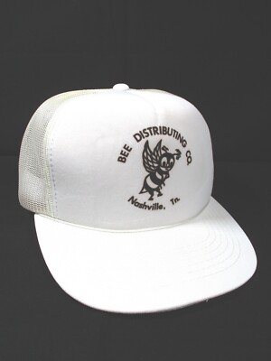 Vintage BEE DISTRIBUTING Co. Nashville, TN Cap / Hat Mesh Snap Back