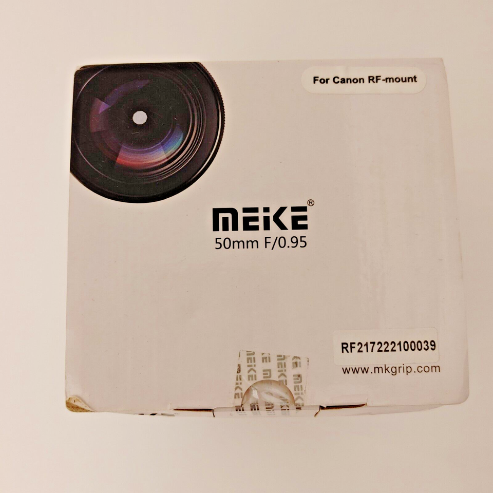 Meike 50mm f0.95 Manual Focus Lens for Canon RF Mount EOS R RP R5 R6