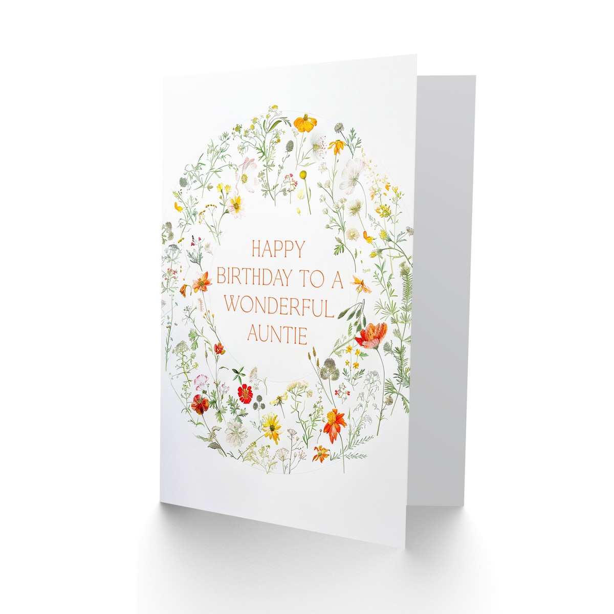 Purple Roses Floral Birthday Card For Auntie - View #11