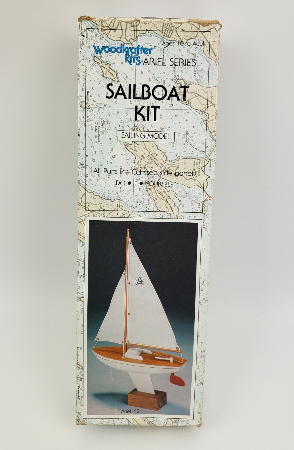 1981 Woodkrafter Kits Ariel Series Ariel 9 Sailboat Kit eBay