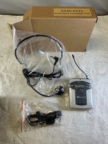 NEW Amplivox Dynamic UHF Wireless Bodypack Microphone Transmitter S9200 EJ-7T+ - Picture 2 of 6